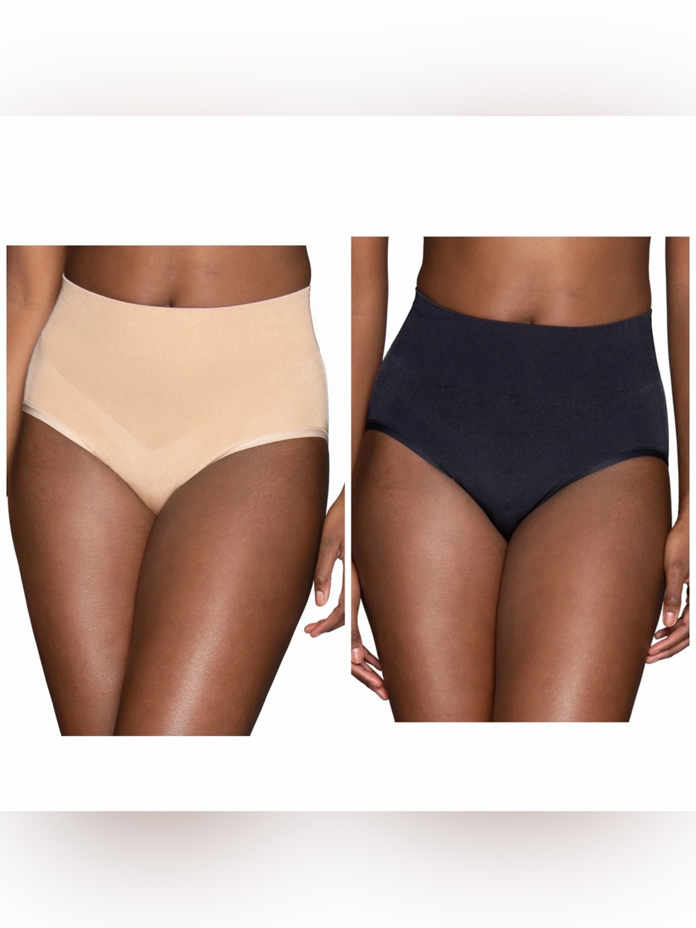 💜Bundle of 2VanityFair Radiant Women's Smoothing Brief Tummy Control, Size4XL/11